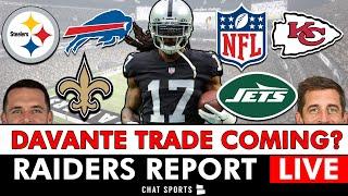 Davante Adams Trade Coming Today? Raiders News & NFL Rumors | Raiders Report Live