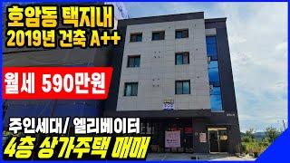 충주 상가주택 다가구주택 매매 호암동 택지내 신축급 월소득 590만원 매매가 수정 12억5천만원 [333번]