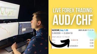 Live Forex Trading: Important Lesson on AUD/CHF... (How did I Do?)