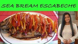 Filipino Escabeche recipe in English - Fried Sea Bream recipe - Sweet and Sour Fish Recipe