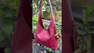 Unboxing the Coach Brooklyn shoulder bag 28 in Ruby #coachbag #bagunboxing #shoulderbag