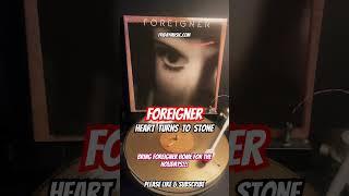 FOREIGNER Heart Turns To Stone New Gold Vinyl #fridaymusic #foreigner #newrelease #holidays #rock