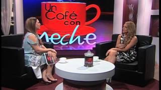 Gabriela Pazmiño de Bucaram en un Café con Meche