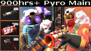 The Festive Burn900+ Hours Pyro Main Experience (TF2 Gameplay)