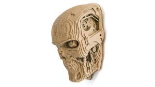 T800 - cardboard head trophy