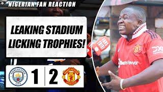 MANCHESTER CITY 1-2 MANCHESTER UNITED  ( Henry - NIGERIAN FAN REACTION) 2023-2024 FA CUP FINAL