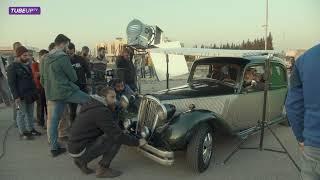 كواليس مسلسل سوق الحرير - شاهد كيف يتم تصوير مشاهد السيارات  - ميلاد يوسف هيفاء واصف