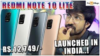 REDMI NOTE 10 LITE  | LAUNCHED IN INDIA AT RS.12,749/- [HINDI]