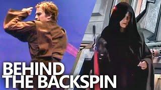 Anakin Skywalker Backspin Behind The Scenes. Hayden Christensen's Signature Move Through The Years