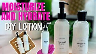 How To Make LOTION at Home Moisturize & Hydrate GET RID OF FLAKY DRY SKIN