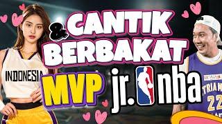 TANTANG PEMAIN TERBAIK JUNIOR NBA ‼ UDAH CANTIK, JAGO BASKET, IDAMAN BANGET !!