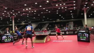 LIEBHERR World Table Tennis 2017 Doubles event   Sherwin Remata and Japhet Adasa