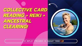 POWERFUL Collective Group Tarot / Oracle card + Reiki Ancestral Clearing - THE TOWER + 10 of CUPS!