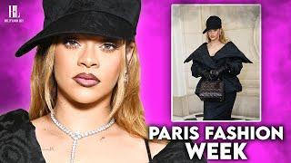 Stunning! Rihanna's Arrival at Paris Fashion Week