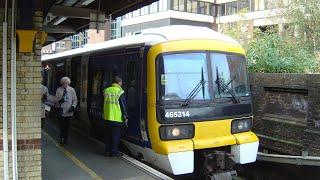 Networker 465214 in Continental Airlines Livery at Bromley South