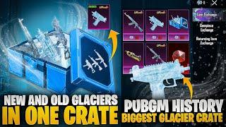 Pubgm History Biggest Glacier Crate Is Coming | New Glacier Uzi | All Glacier In One Crate | Bgmi