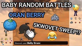 Skwovet Actually Swept In This Baby Pokemon Tier! (Pokemon Showdown Random Battles)