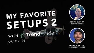 My Favorite Setups 2 / Webcast with TrendSpider (Episode 4)