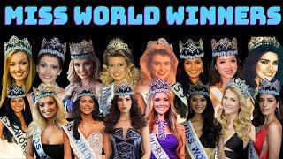 ALL Miss World Crowning Winners (1951-2022) - original footage