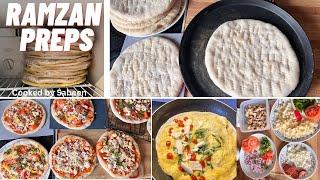 Let’s Make & Freeze-pizza/badam sherbat/Iftar Suhoor ideas/ Pakistani mom in Canada /Cooked bySabeen