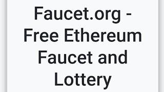 Ethereum-Faucet.org - Free Ethereum Faucet and Lottery