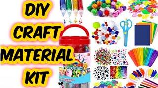 Diy Craft Material Kit/how to make craft material set at home/diy homemade craft material set making