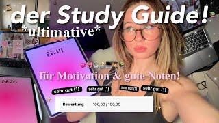 der ULTIMATIVE Study Guide für gute Noten und Motivation! ‍ Lerntipps & Lernen mit Kilonotes