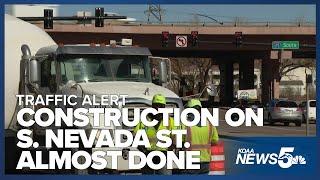 A 9-million-dollar road project at S. Nevada Ave. in Colorado Springs is nearing completion