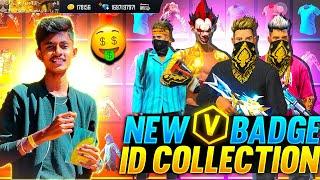 My New V Badge ID Best Dress Collection || 1 million Rupees Worth|| Garena-Free Fire