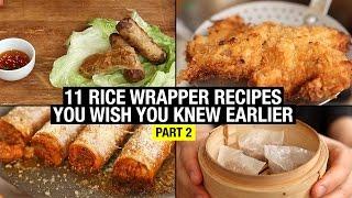 11 Recipes Using Rice Paper WAY BEYOND Spring Rolls (part 2)