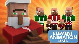 Natal com os Aldeões 2 (Animação de Minecraft)