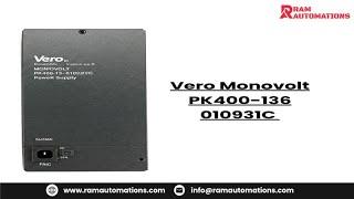 Vero Monovolt PK400-136 010931C Power Supply | Industrial PSU | Ram Automations