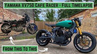 Cafe Racer Timelapse Build - Yamaha Virago XV750 - Full Timelapse Build