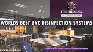 UVC Disinfection Systems | Stop Covid with a Push of a Button | Nemesis UVC by CasterHQ