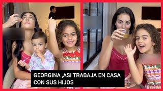 ️ GEORGINA RODRÍGUEZ Y SUS HIJOS EN UN VIDEO MUY CASERO