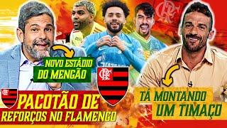 BAITA CONTRATAÇÃO ! CLAUDINHO PRÓXIMO do FLAMENGO ! VEM AÍ o NOVO ESTÁDIO do FLAMENGO