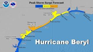 Tropical Storm Beryl Expected To Make Landfall In Texas As Hurricane - Moderate M-Flares On The Sun