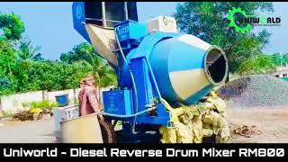 Diesel Reversible Concrete Mixer RM 800