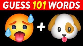 Guess the WORD by EMOJI | 101 Words | Guess The Emoji