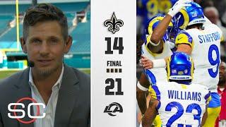 ESPN reacts to Matthew Stafford throws 2TDs as Los Angeles Rams beat New Orleans Saints 21-14