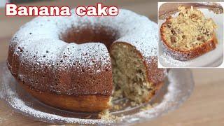 How to make Banana Cake/walnut and coconut | Bananli Keks tayyorlanishi