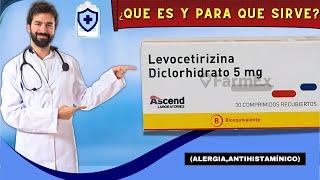 LEVOCETIRIZINA  DILE ADIOS A LA ALERGIA! ¿Qué es, cómo se toma y dosis?