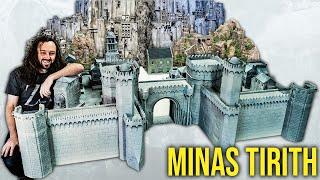 I Made a Gigantic LOTR Fantasy Diorama! | Warhammer Scenery Minas Tirith Courtyard