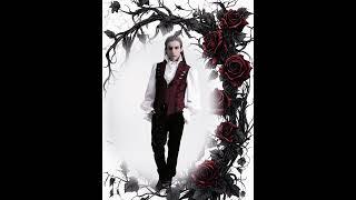 Men's Gothic Buckle Zip Rose Waistcoat Red