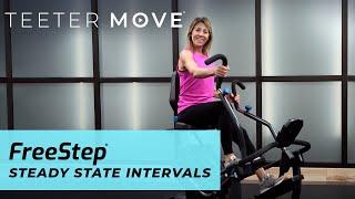 30 Min Steady State Intervals | FreeStep Cross Trainer | Teeter Move