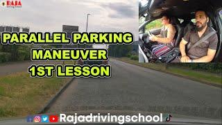 PARALLEL PARKING MANEUVER 1ST LESSON #driving #lessons #learning #drivinglessons #foryou #youtube