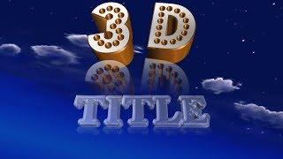 3d Title software free download