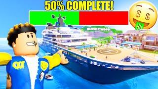 NEW GIGA MANSION TYCOON UPDATE... GIGA YACHT!!