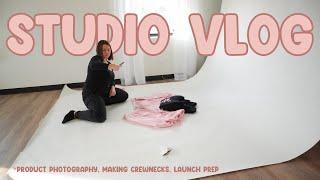 Prepare For Launch With Me, Vlog #65 | Product Photography, Viral Criss Cross Chair, Making Apparel