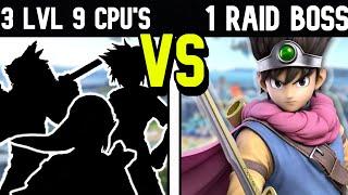 HERO Amiibo vs 3 Level 9 CPUs | Smash Ultimate